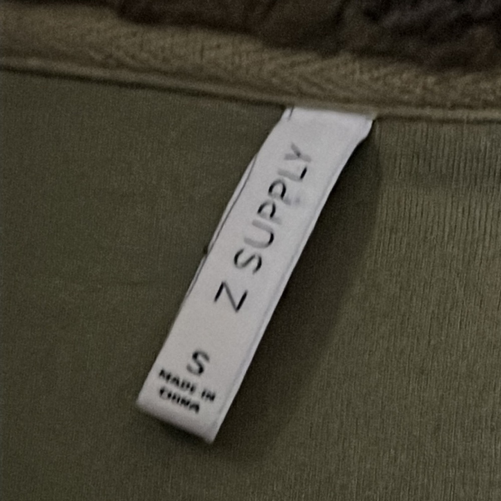 Z Supply Sherpa Camo Fleece Pile Teddy Jacket - Picture 3 of 3